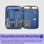 HP Housse pour ordinateur portable 14 pouces Renew Executive - Protection avec rangements, matériau recyclé et résistant à l'eau