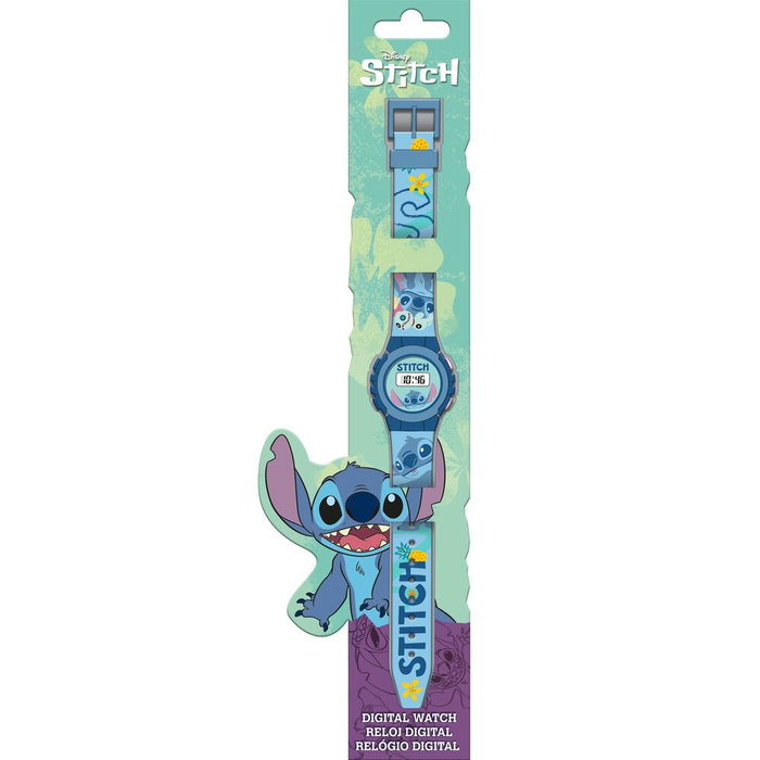 KIDS LICENSING - Montre numérique Disney Stitch personnage avec bracelet - 29 x 9,5 cm KIDS LICENSING - Montre numérique Disney Stitch personnage avec bracelet - 29 x 9,5 cm