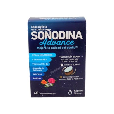 Natura Essenziale Soñodina Mélatonine Bicapa 60 comprimés Natura Essenziale Soñodina Mélatonine Bicapa 60 comprimés