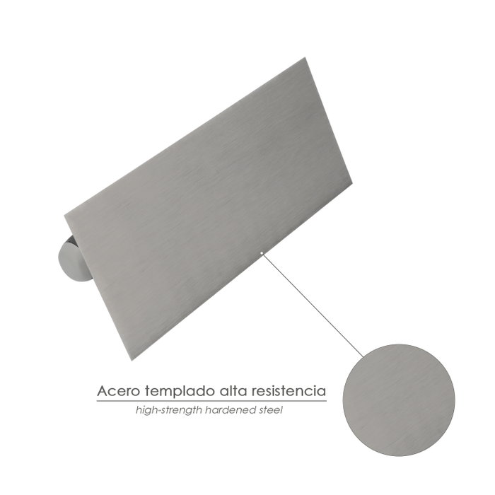 WOLFPACK LINEA PROFESIONAL Llana professionnelle lisse avec manche en polypropylène 280x120 mm WOLFPACK LINEA PROFESIONAL Llana professionnelle lisse avec manche en polypropylène 280x120 mm