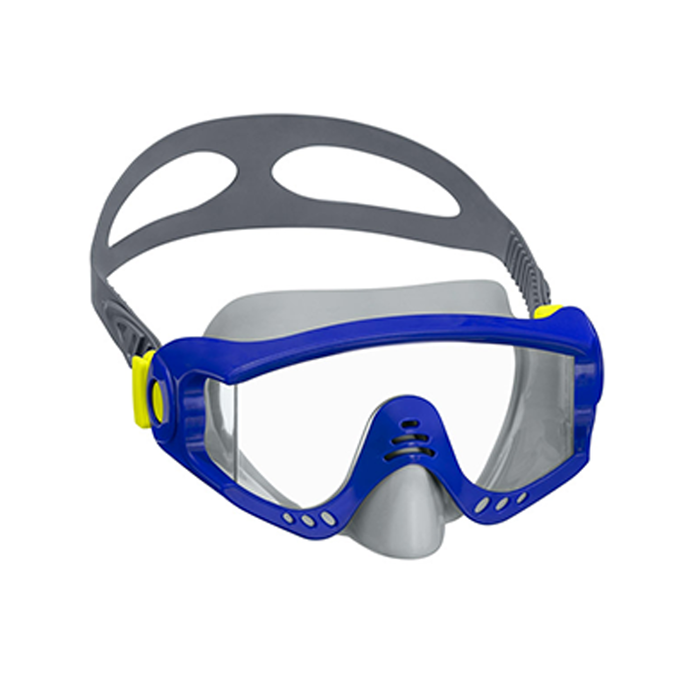 Bestway 22044 Masque de plongée adulte avec sangle anatomique, assorti, 14+ ans, plage et piscine