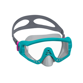 Bestway 22044 Masque de plongée adulte avec sangle anatomique, assorti, 14+ ans, plage et piscine