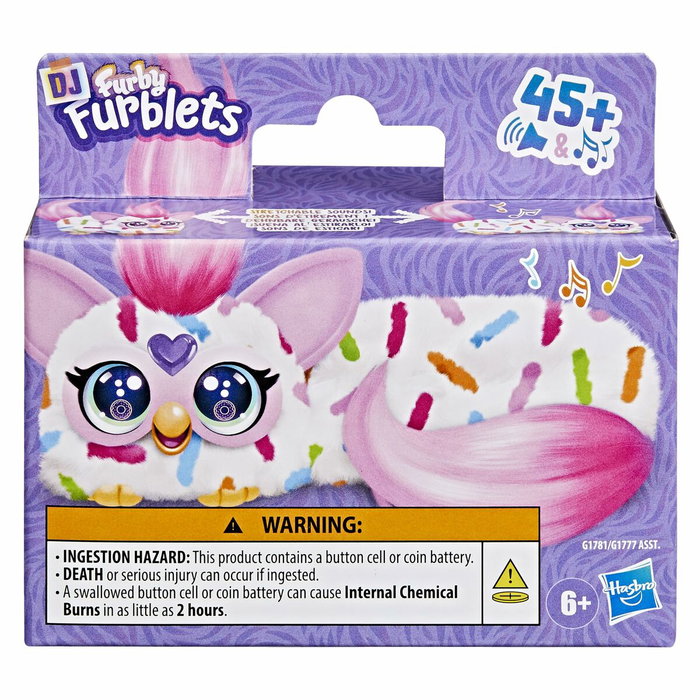 Furby DJ Furblets Berry-Cup-Cake, Mini peluche électronique