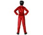 Atosa Costume de Vampire Rouge avec Cravate pour Garçon