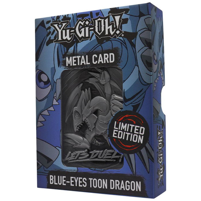 Yu-Gi-Oh! réplique Card Blue Eyes Toon Dragon Limited Edition Yu-Gi-Oh! réplique Card Blue Eyes Toon Dragon Limited Edition