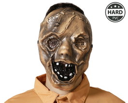 Masque d'assassin marron pour homme adulte Halloween