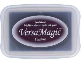 Tsukineko VERSAMAGIC Almohadilla d'encre berenjena effet craie 95x65mm