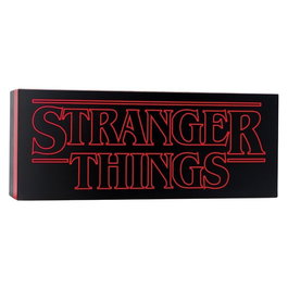 PALADONE Lampe LED Stranger Things Logo - 30 cm, USB et piles, fixation murale, éclairage décoratif