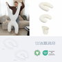 Doomoo Twisty Coussin d'Allaitement et de Grossesse 2 en 1, Crème