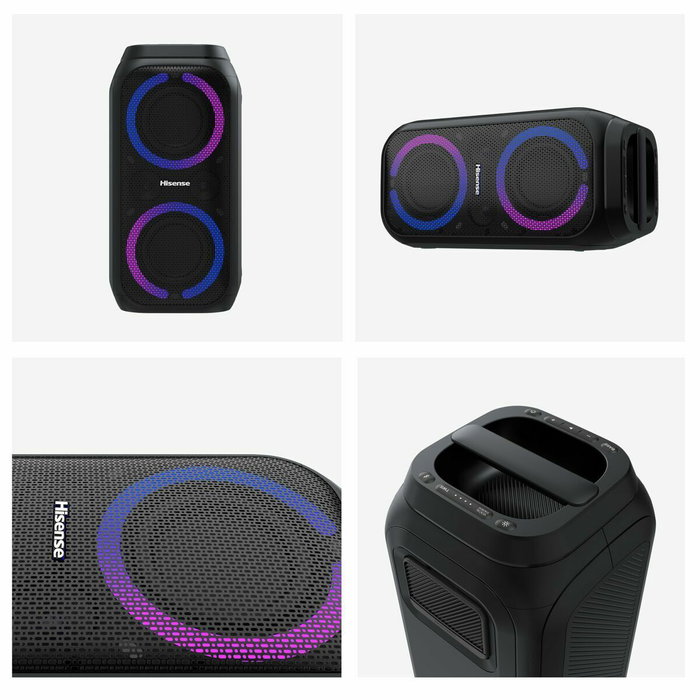 Hisense Party Rocket 160 Enceinte Nomade Bluetooth 160 W Noir