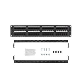 Lanberg Patch panel 48 ports 2U Cat.6 noir