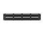Lanberg Patch Panel 48 Ports Cat.6 RJ-45 2U 19" Noir