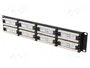LANBERG Panneau de brassage Cat 6, 48 ports RJ45, 2U, 19 pouces