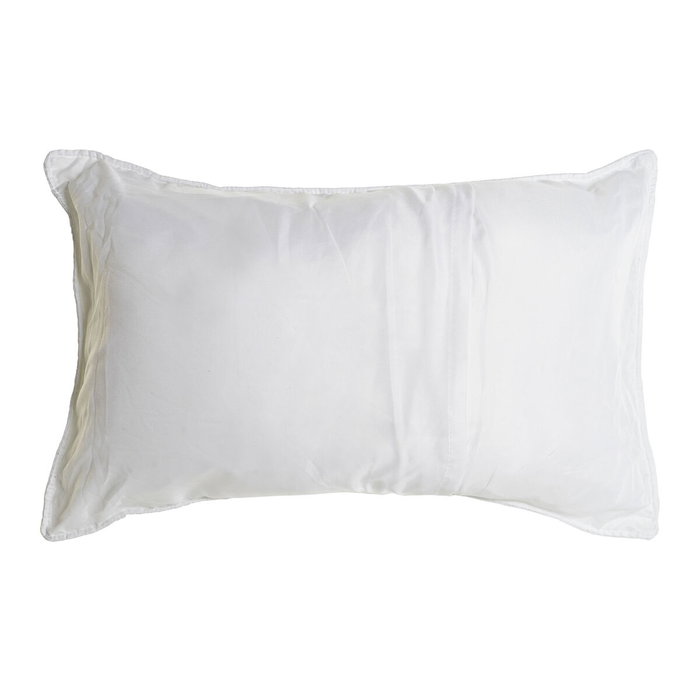 DKD Home Decor Coussin Blanc Floral en Polyester 60 x 10 x 40 cm