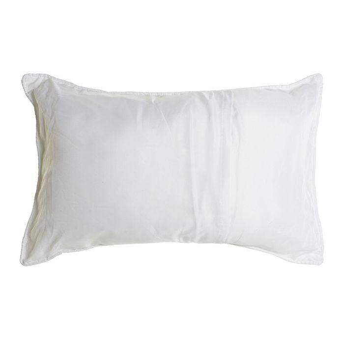 Coussin DKD Home Decor Blanc Polyester Floral 60 x 10 x 40 cm
