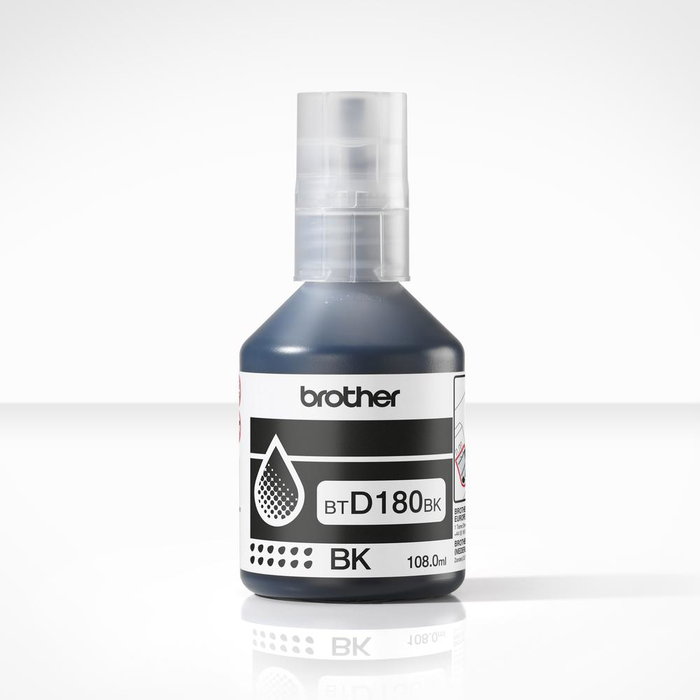 Brother BTD180BK Cartouche d'encre noire haute capacité 5000 pages pour imprimante Brother