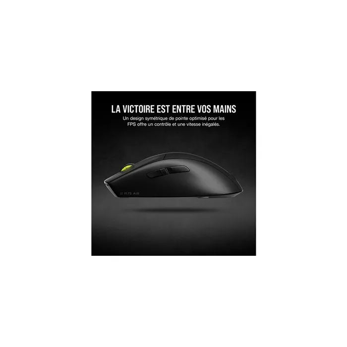 Corsair M75 Wireless Souris Gamer Noire Ambidextre Légère
