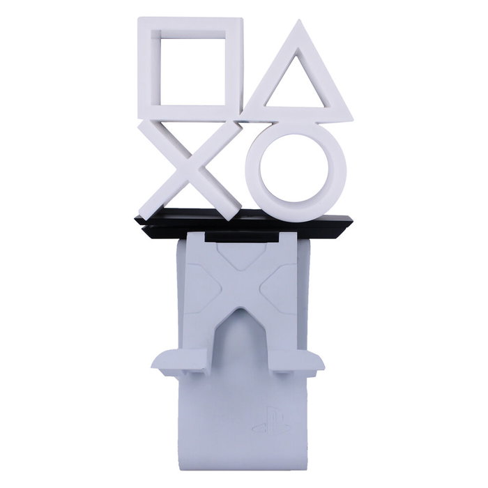 Exquisite Gaming Cable Guy Ikon - Socle Chargeur LED avec Logo Marvel pour Manette PS5 et Xbox - 2 Ports USB, Base Tournante REST, Fourni avec Câble USB-C 1,2m