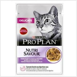 PURINA VET PRO PLAN FELINE DELICATE PAVO 26X85 G