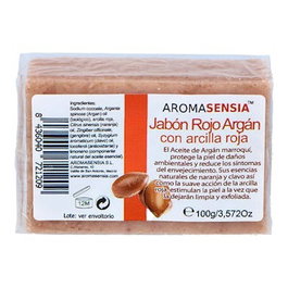AROMASENSIA Savon à l'huile d'argan bio - Soin peau hydratante 100g