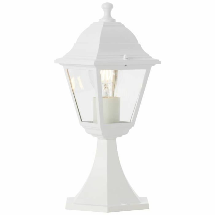 Brilliant Borne extérieure NISSIE blanc E27 60W IP44 Brilliant Borne extérieure NISSIE blanc E27 60W IP44