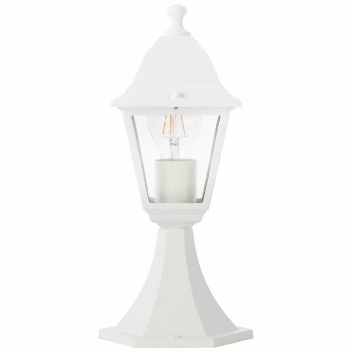 Brilliant Borne extérieure NISSIE blanc E27 60W IP44 Brilliant Borne extérieure NISSIE blanc E27 60W IP44