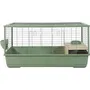 Zolux Cage grillagée pour lapin et rongeur NéoLife - 101.5 x 54 x 51 cm - Vert