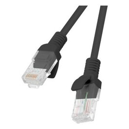 LANBERG Cordon de raccordement Cat 5e U/UTP RJ45 1m noir