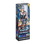 Hasbro Figurine Titan Hero Series Thor Avengers 30 cm avec Mjolnir - Univers Cinématographique Marvel Thor: Love and Thunder - Figurine Articulée Enfant +4 ans