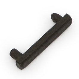 Q&Q Capsule glissante en plastique noir pour pieds de meuble Penny - Protection de sol et déplacement facile