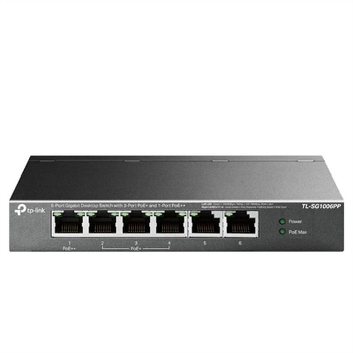 TP-Link TL-SG1006PP Switch Gigabit 6 ports avec 3 ports PoE+ et 1 port PoE++