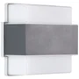 Brilliant Applique Murale Exterieure Archie LED Integree 7W IP44 Anthracite Metal et Plastique
