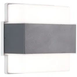 Brilliant Applique Murale Exterieure Archie LED Integree 7W IP44 Anthracite Metal et Plastique