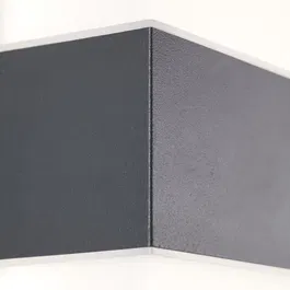 Brilliant Applique Murale Exterieure Archie LED Integree 7W IP44 Anthracite Metal et Plastique