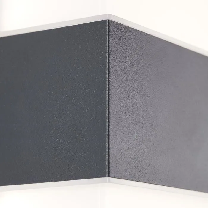 Brilliant Applique Murale Exterieure Archie LED Integree 7W IP44 Anthracite Metal et Plastique Brilliant Applique Murale Exterieure Archie LED Integree 7W IP44 Anthracite Metal et Plastique