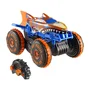 Hot Wheels JFR39 Monster Trucks - Véhicule Tiger Shark Escaladeur à Piles avec Queue Extensible, pour Enfants 5 ans et plus