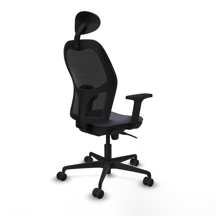 Piqueras y Crespo Chaise de Bureau avec Appui-tête Jorquera 2D036N1 Gris foncé Piqueras y Crespo Chaise de Bureau avec Appui-tête Jorquera 2D036N1 Gris foncé