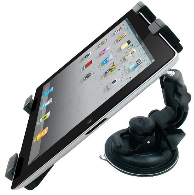 CoreParts Support Universel pour Tablette avec Ventouse, Support Rotatif 360°, Réglable Horizontal et Vertical
