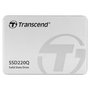 Transcend SSD220Q SSD interne 500 Go 2.5" SATA III 6 Gb/s - Vitesse de lecture 550 MB/s, écriture 500 MB/s - NAND QLC