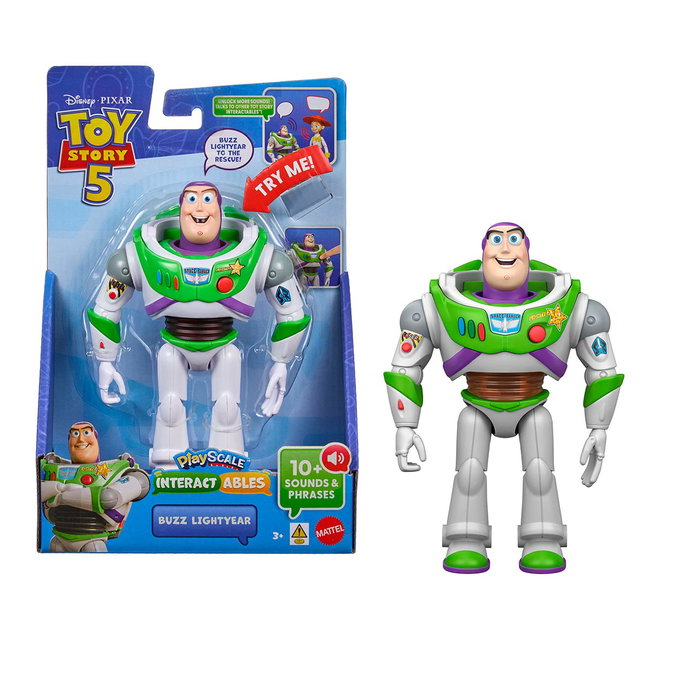 Mattel Buzz Lightyear Toy Story 5 - Figurine Parlante Articulée Mattel Buzz Lightyear Toy Story 5 - Figurine Parlante Articulée