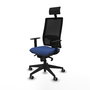 Piqueras y Crespo Chaise de Bureau 1D066G1 Bleu Marine