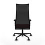 Piqueras y Crespo Chaise de Bureau Albacete Granat et Noir