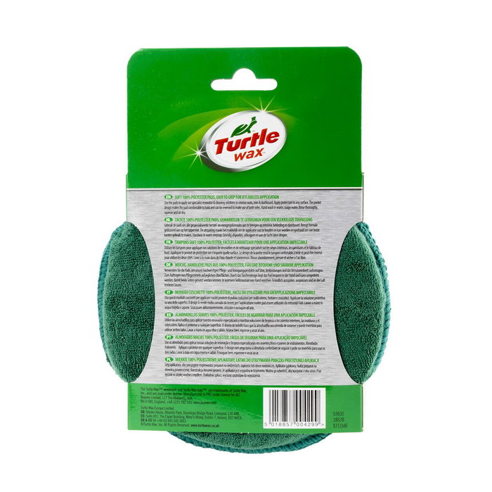 Turtle Wax Kit d'applicateurs de tampons de polissage