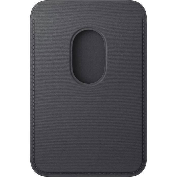 Apple Porte-cartes en tissage fin avec MagSafe - Noir