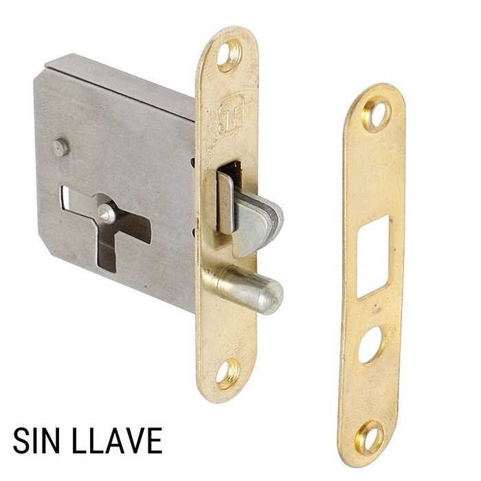 CERRAVAL Cerradura - Serrure de bureau à coins ronds, pour porte à gauche CERRAVAL Cerradura - Serrure de bureau à coins ronds, pour porte à gauche