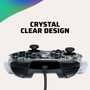 PDP Afterglow Deluxe+ Manette filaire avec éclairage LED - Transparent