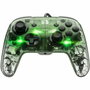 PDP Afterglow Deluxe+ Manette filaire avec éclairage LED - Transparent