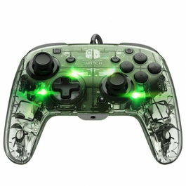 PDP Afterglow Deluxe+ Manette filaire avec éclairage LED - Transparent
