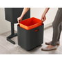 Joseph Joseph Totem Max Poubelle de tri et recyclage 60 L - Noir