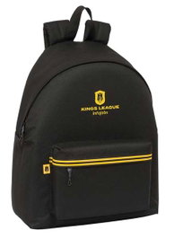 Safta Sac a dos Kings League, 33 x 42 x 15 cm, pour enfant a partir de 3 ans, produit en espagnol